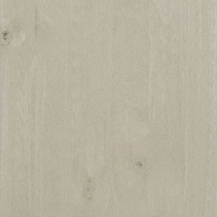 skænk HAMAR 85x35x80 cm massivt fyrretræ hvid