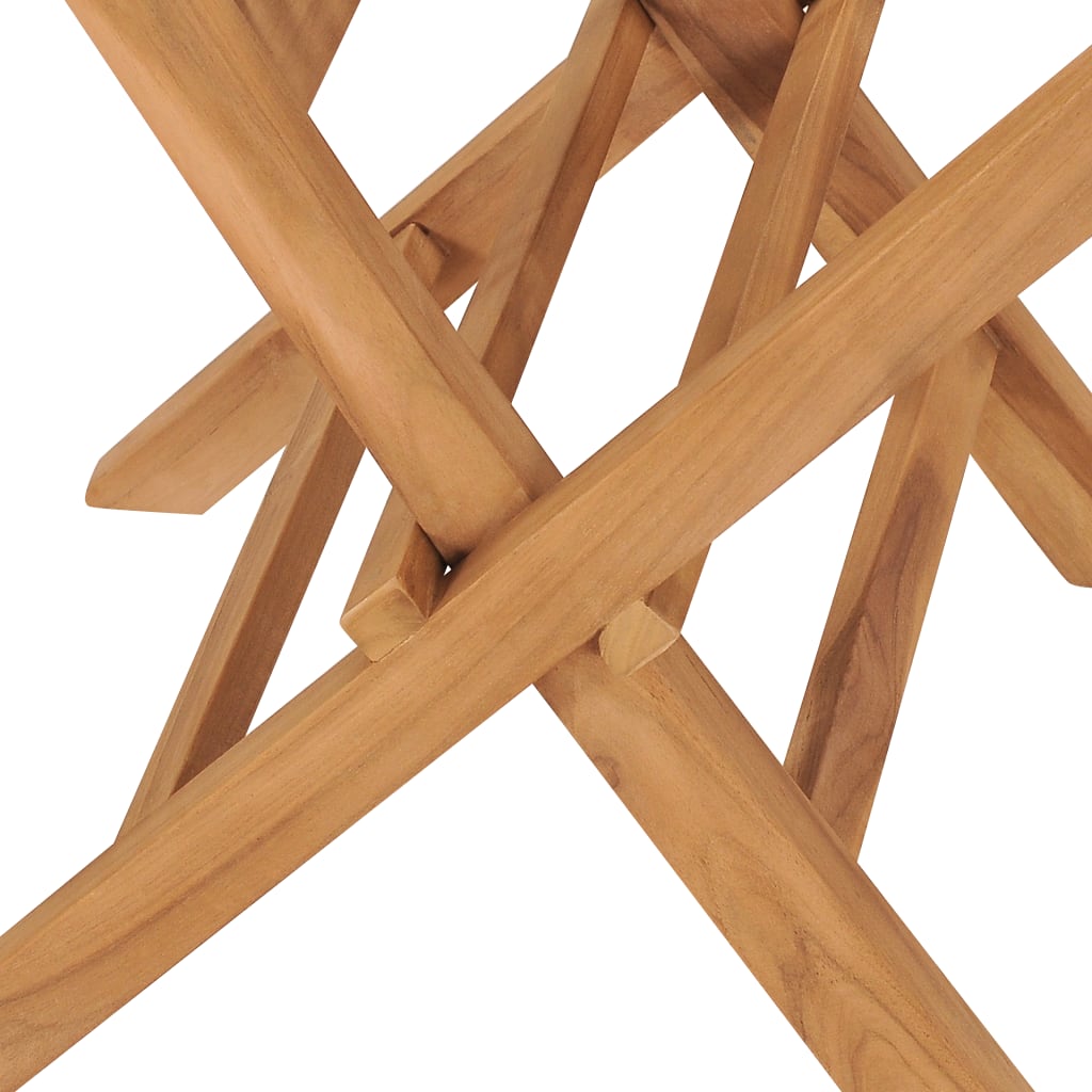 foldbare havestole 6 stk. massivt teaktræ