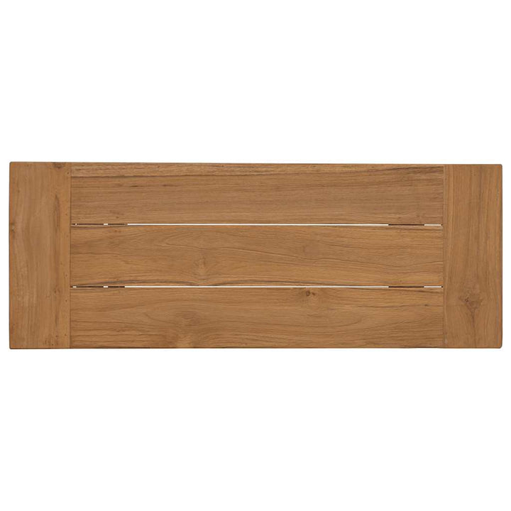 bænk 110 cm massivt teaktræ