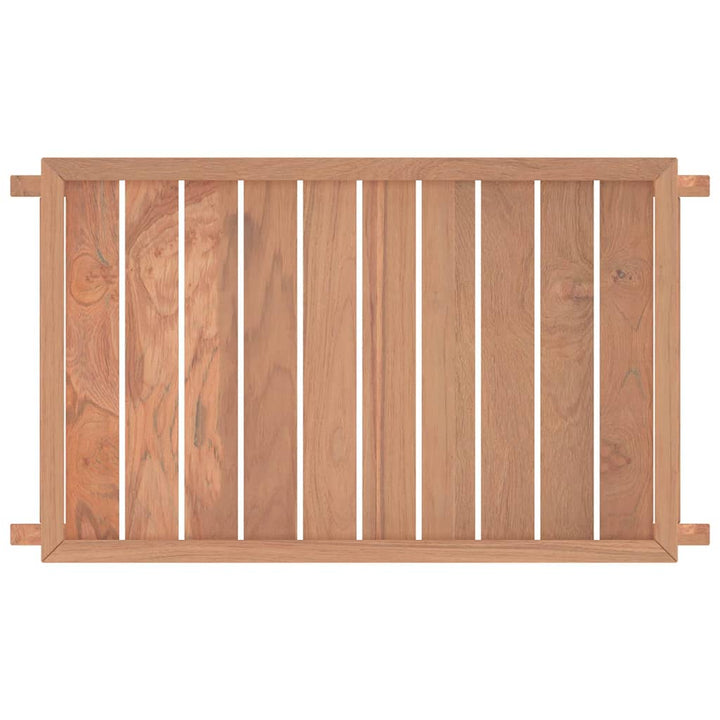 foldbar bakke 55x35x25 cm massivt teaktræ