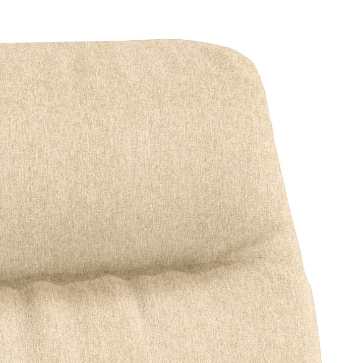lænestol stof cremefarvet