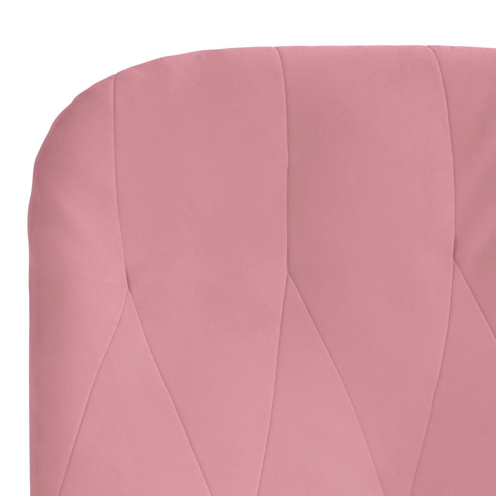 lænestol fløjl pink