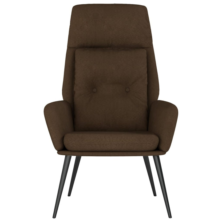 lænestol imiteret ruskind brun