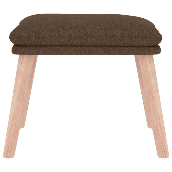 fodskammel 45x29,5x35 cm stof brun