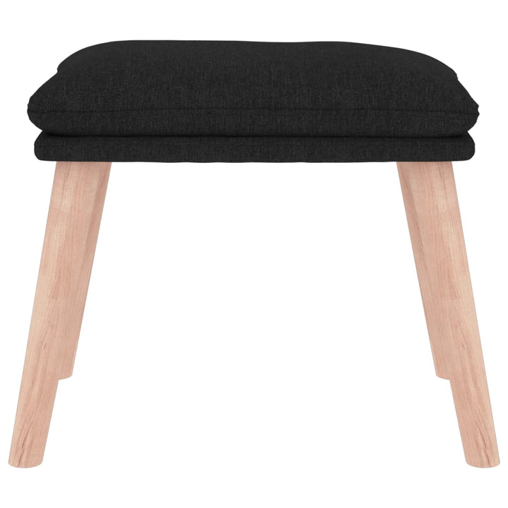 fodskammel 45x29,5x35 cm stof sort