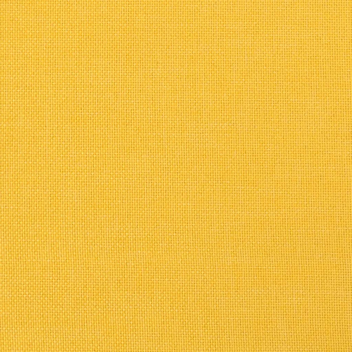 fodskammel 45x29,5x35 cm stof sennepsgul