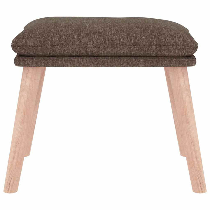 fodskammel 45x29,5x35 cm stof gråbrun