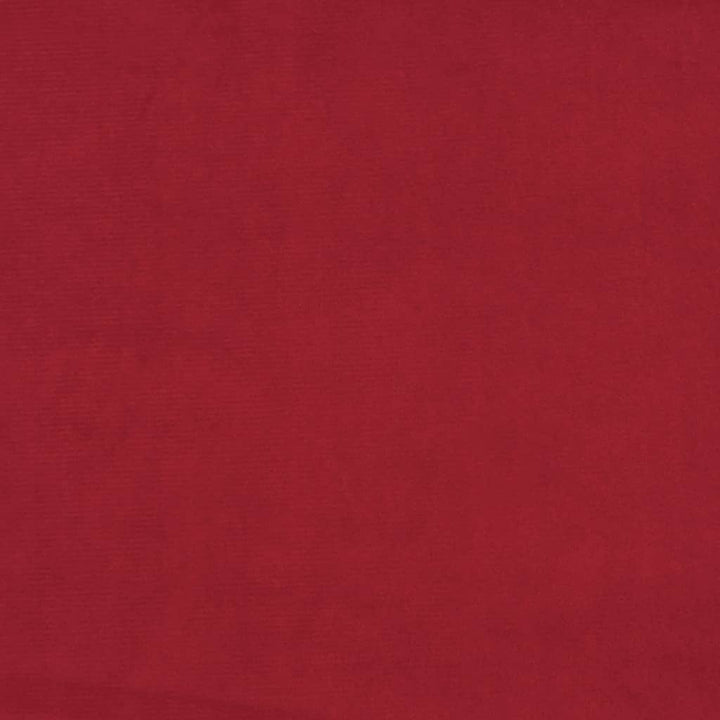 fodskammel 45x29,5x35 cm fløjl vinrød