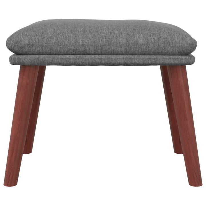 fodskammel 45x29,5x35 cm stof lysegrå