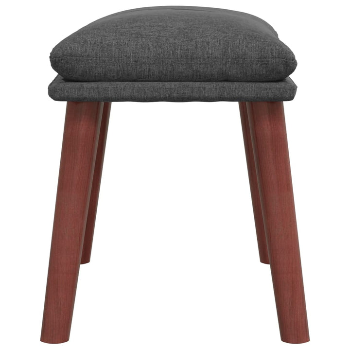 fodskammel 45x29,5x35 cm stof mørkegrå