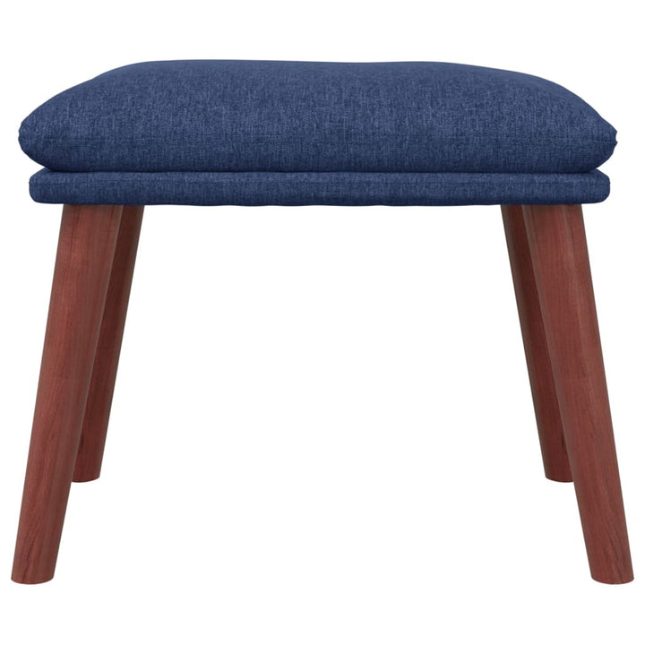 fodskammel 45x29,5x35 cm stof blå