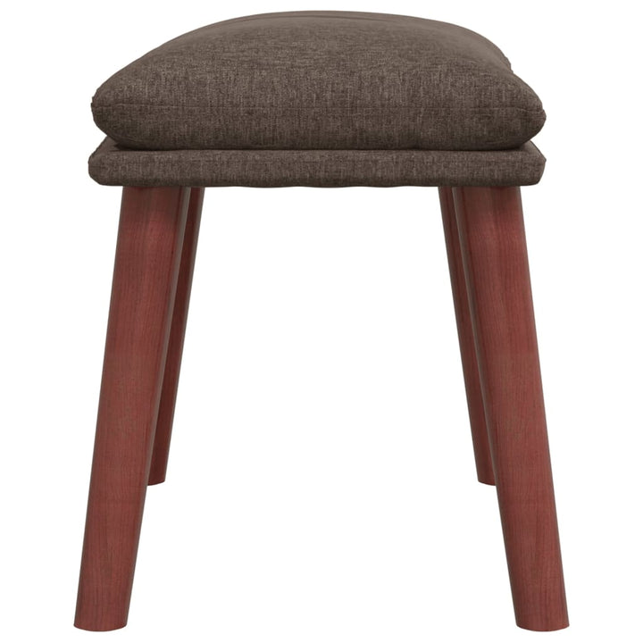 fodskammel 45x29,5x35 cm stof gråbrun