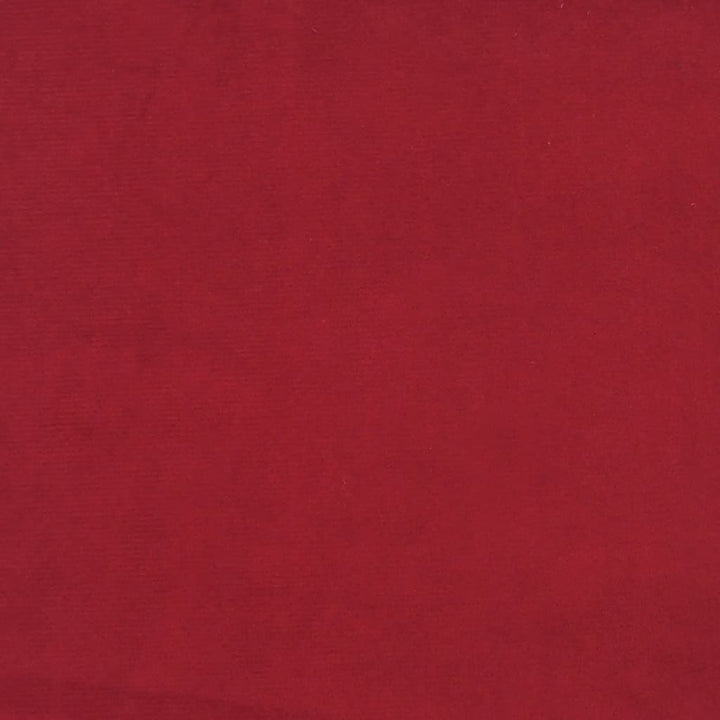 fodskammel 45x29,5x35 cm fløjl vinrød