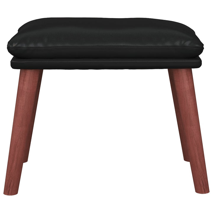 fodskammel 45x29,5x35 cm kunstlæder sort