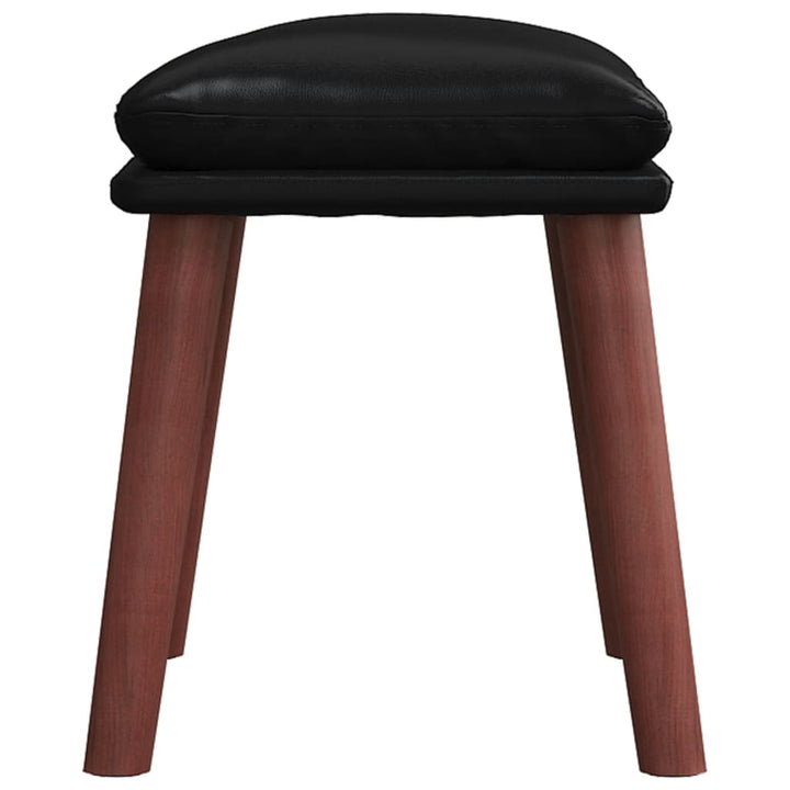 fodskammel 45x29,5x35 cm kunstlæder sort