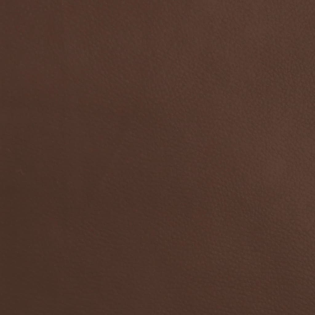 fodskammel 45x29,5x35 cm kunstlæder brun