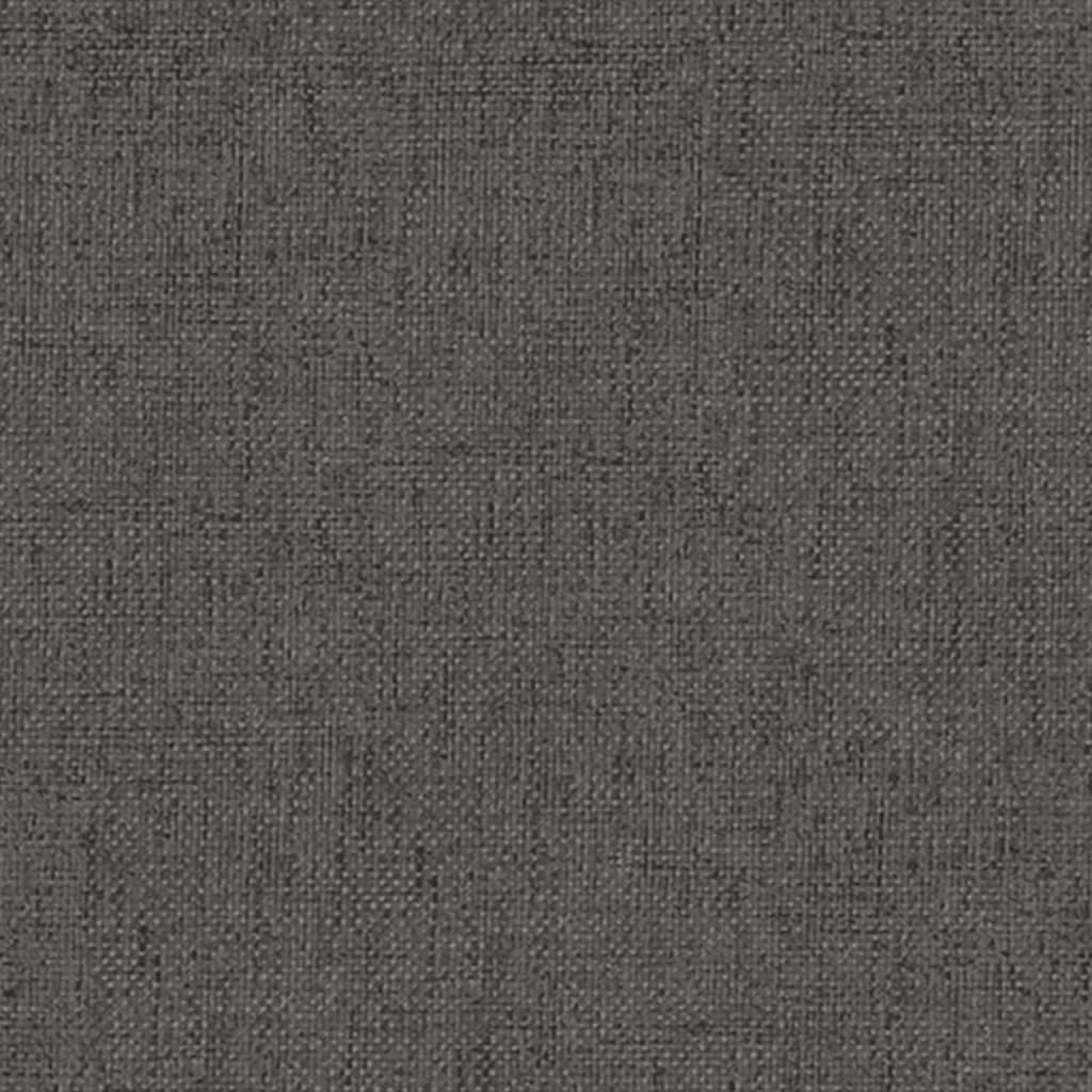 fodskammel 45x29,5x35 cm stof mørkegrå