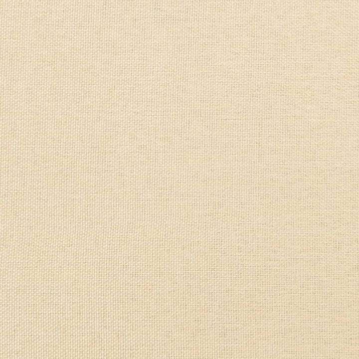 fodskammel 45x29,5x35 cm stof cremefarvet