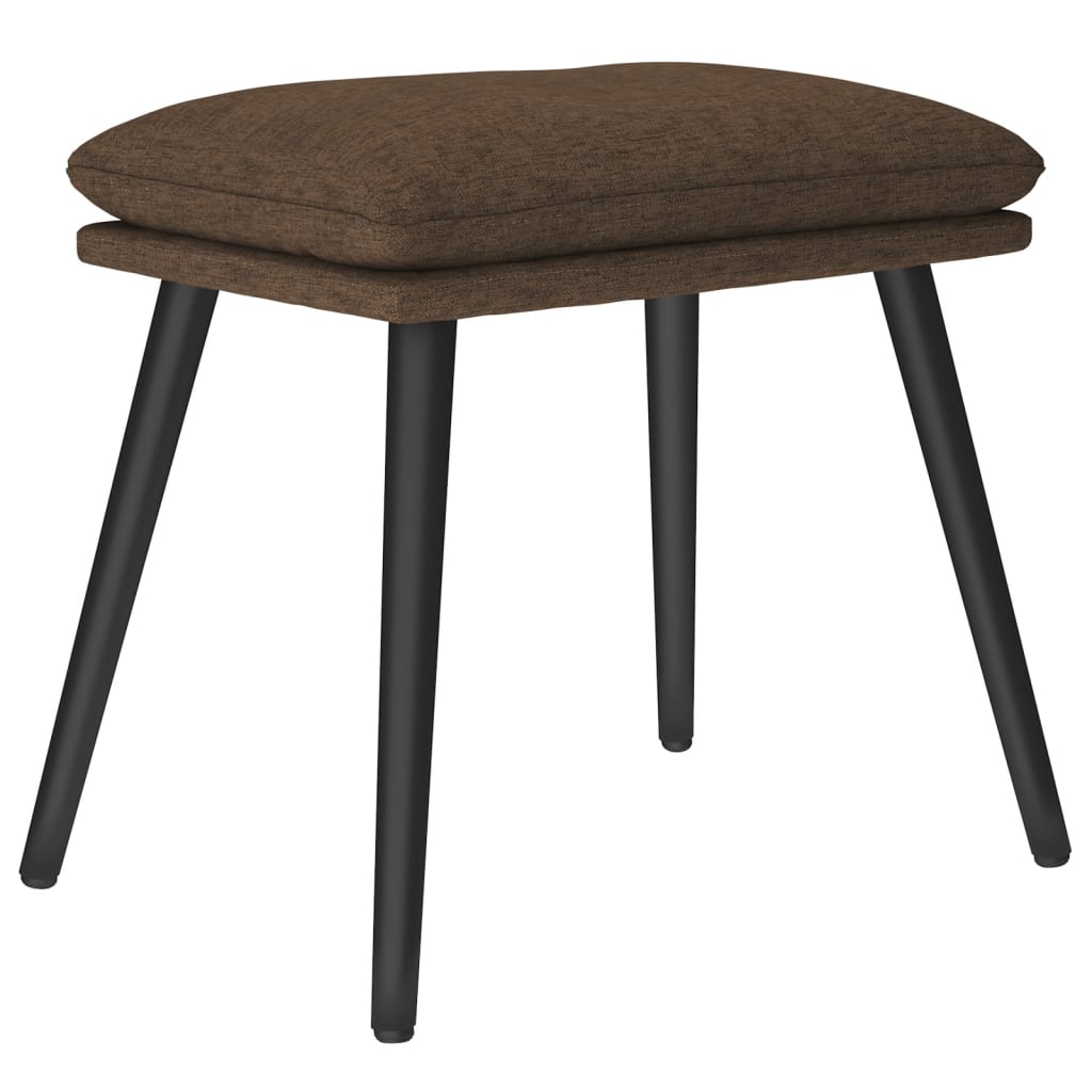 fodskammel 45x29,5x35 cm stof brun