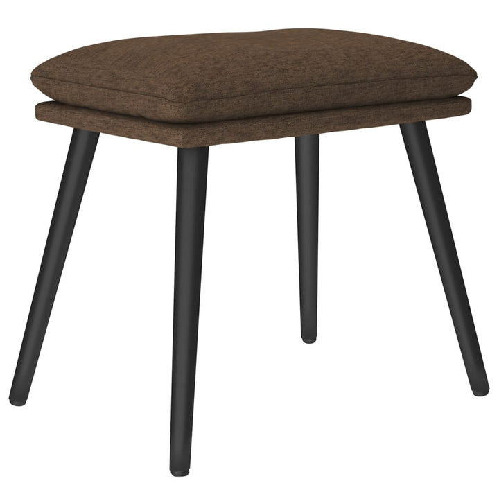 fodskammel 45x29,5x35 cm stof brun