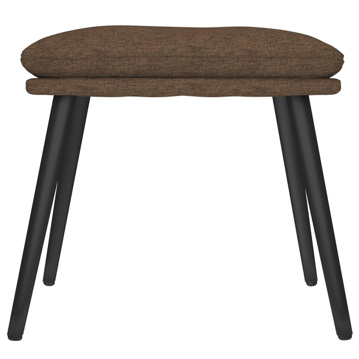 fodskammel 45x29,5x35 cm stof brun