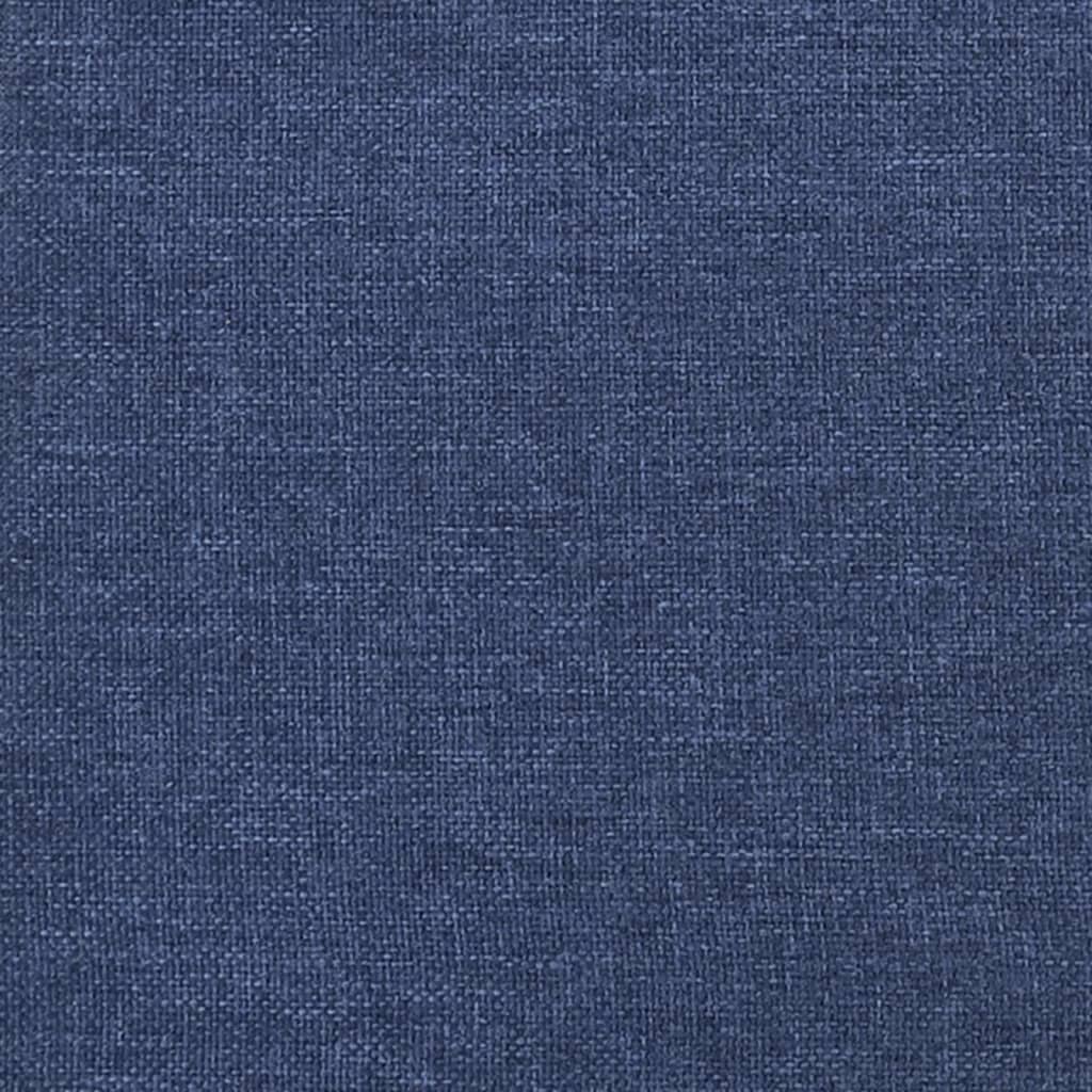 fodskammel 45x29,5x35 cm stof blå