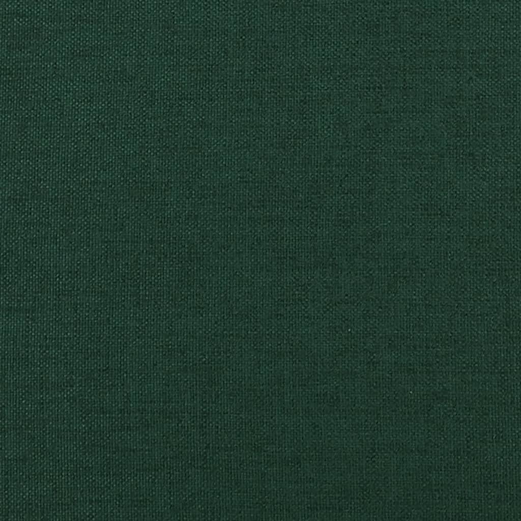 fodskammel 45x29,5x35 cm stof mørkegrøn