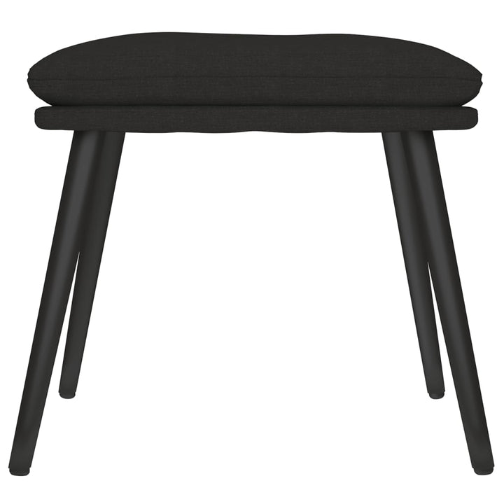 fodskammel 45x29,5x35 cm stof sort