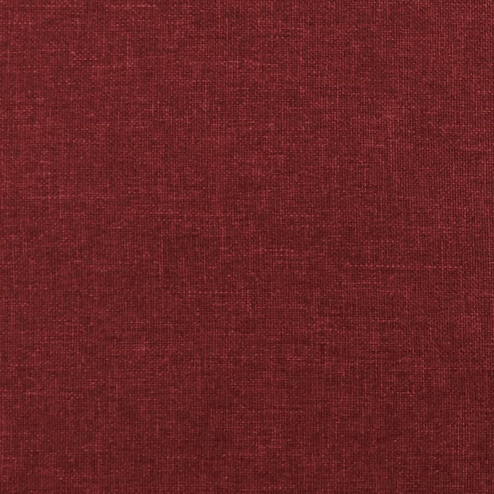 fodskammel 45x29,5x35 cm stof vinrød