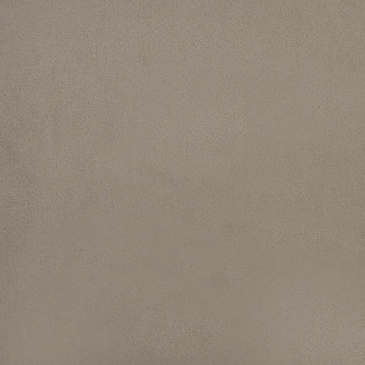 fodskammel 45x29,5x35 cm fløjl lysegrå