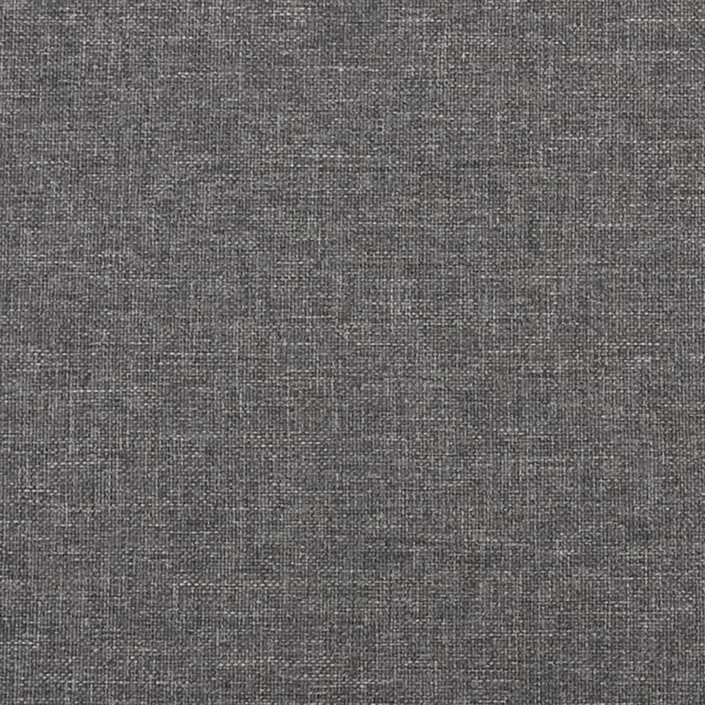 fodskammel 45x29,5x35 cm stof og kunstlæder lysegrå