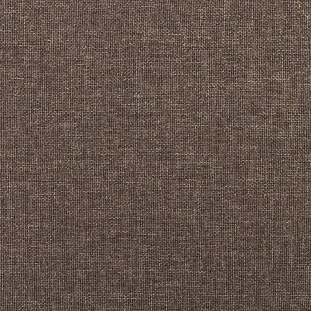 fodskammel 60x60x36 cm stof gråbrun