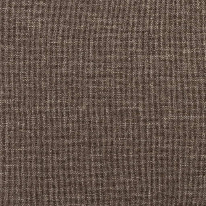 fodskammel 60x60x36 cm stof gråbrun