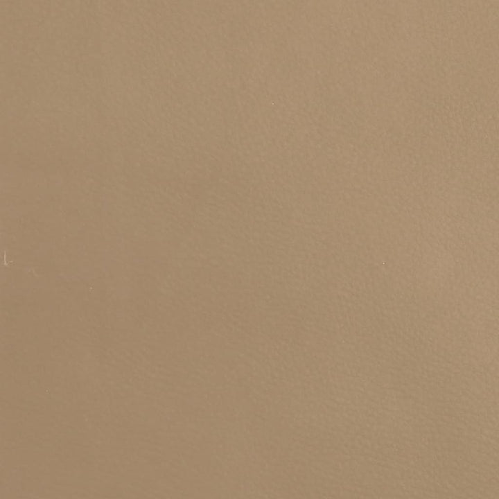 fodskammel 60x60x36 cm kunstlæder cappuccino