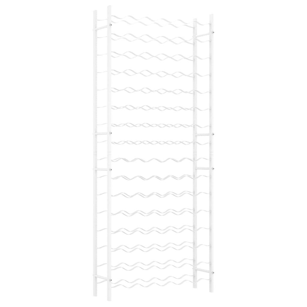 vinreol til 96 flasker metal hvid
