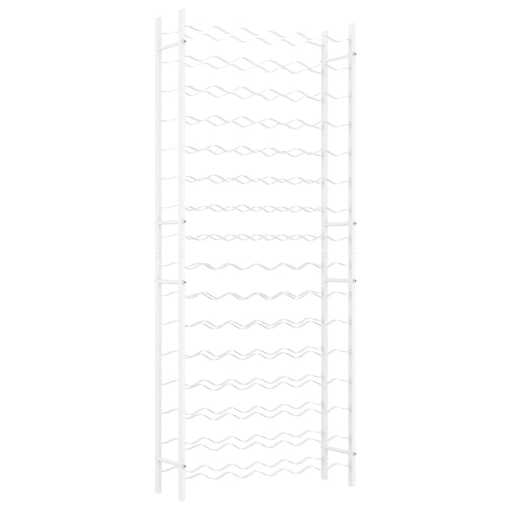 vinreol til 96 flasker metal hvid