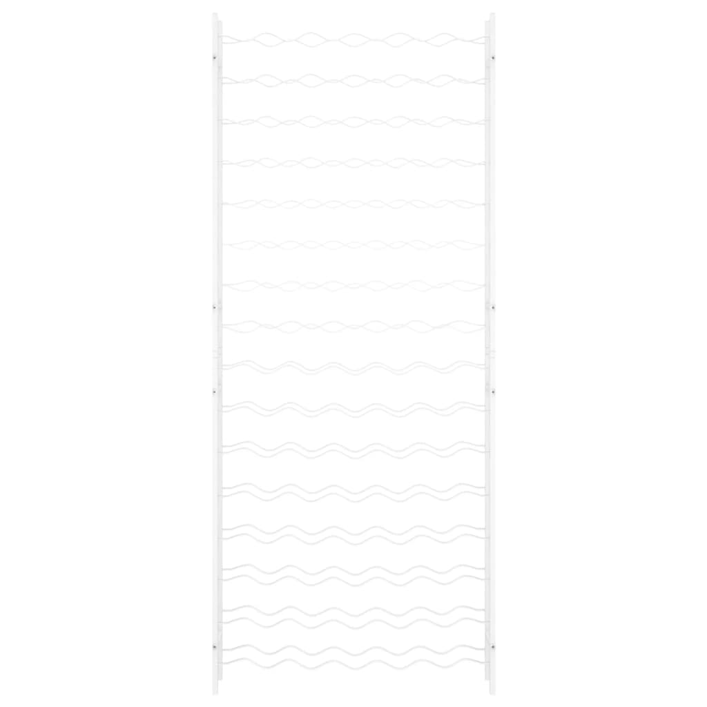 vinreol til 96 flasker metal hvid