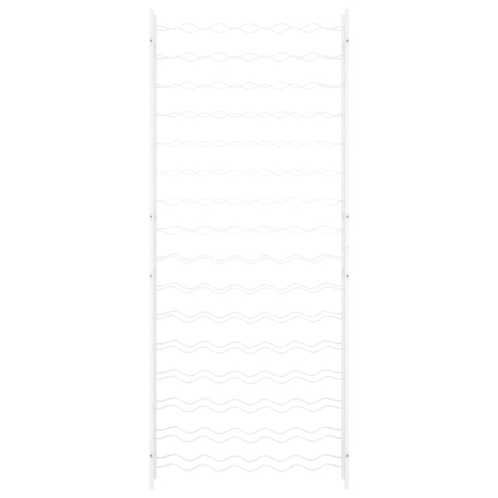 vinreol til 96 flasker metal hvid