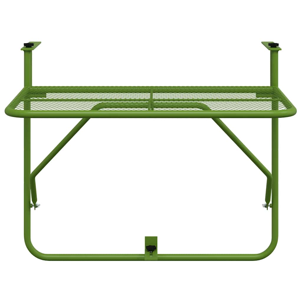 altanbord 60x40 cm stål grøn