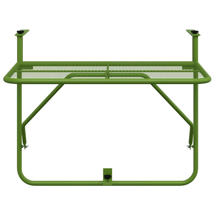 altanbord 60x40 cm stål grøn
