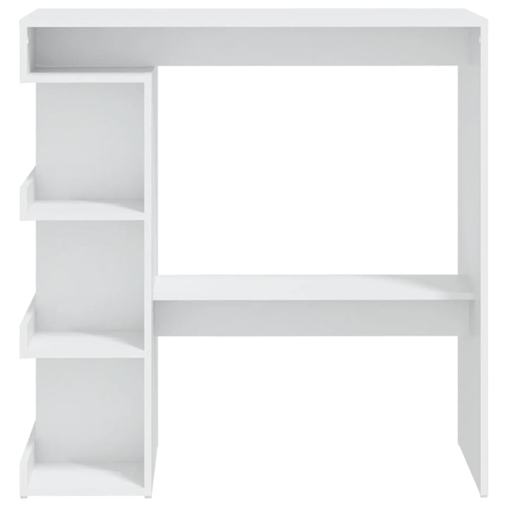barbord m. stativ 100x50x101,5 cm konstrueret træ hvid