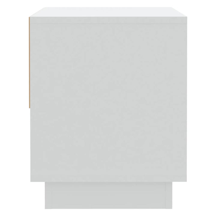 sengebord 45x34x44 cm konstrueret træ hvid
