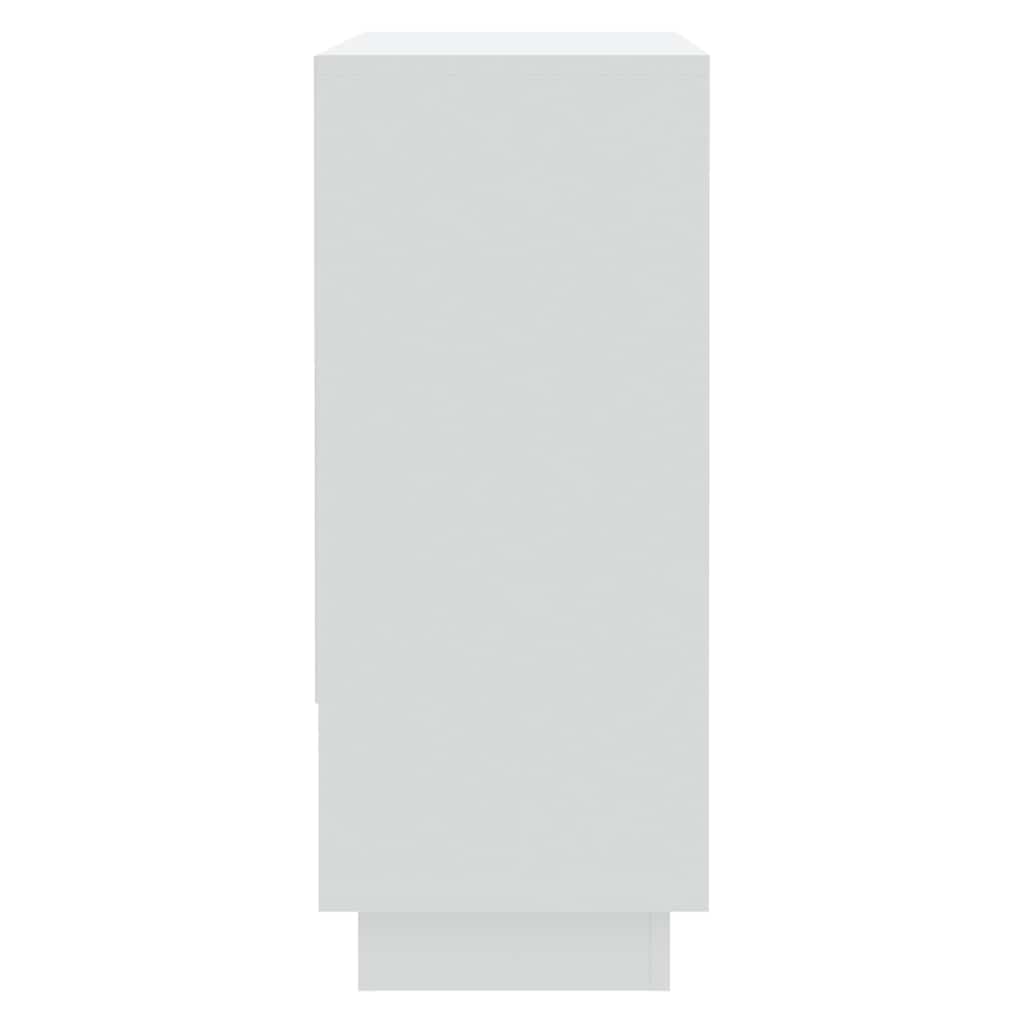 skænk 97x31x75 cm konstrueret træ hvid