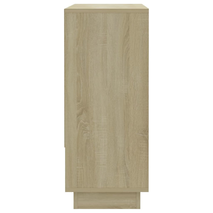 skænk 97x31x75 cm konstrueret træ sonoma-eg