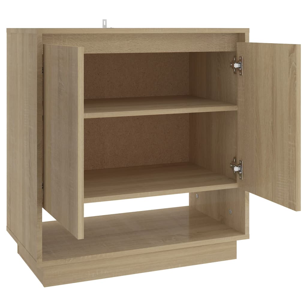 skænk 70x41x75 cm konstrueret træ sonoma-eg