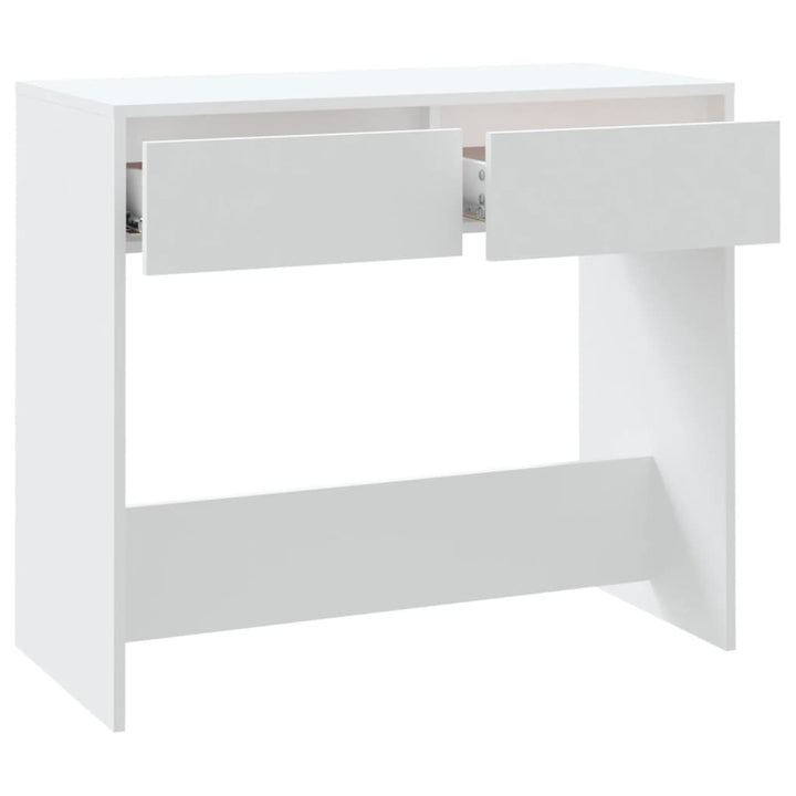 konsolbord 89x41x76,5 cm konstrueret træ hvid