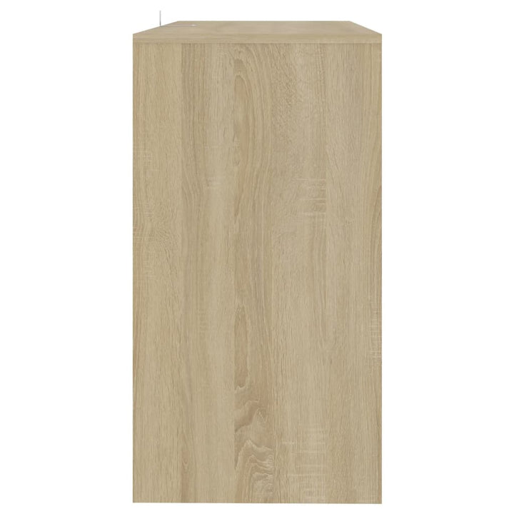 konsolbord 89x41x76,5 cm konstrueret træ sonoma-eg