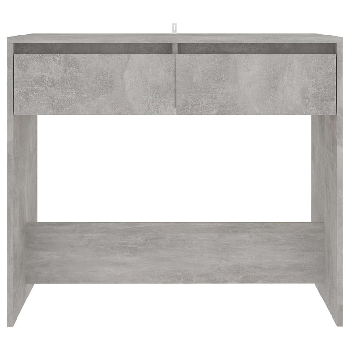 konsolbord 89x41x76,5 cm konstrueret træ betongrå