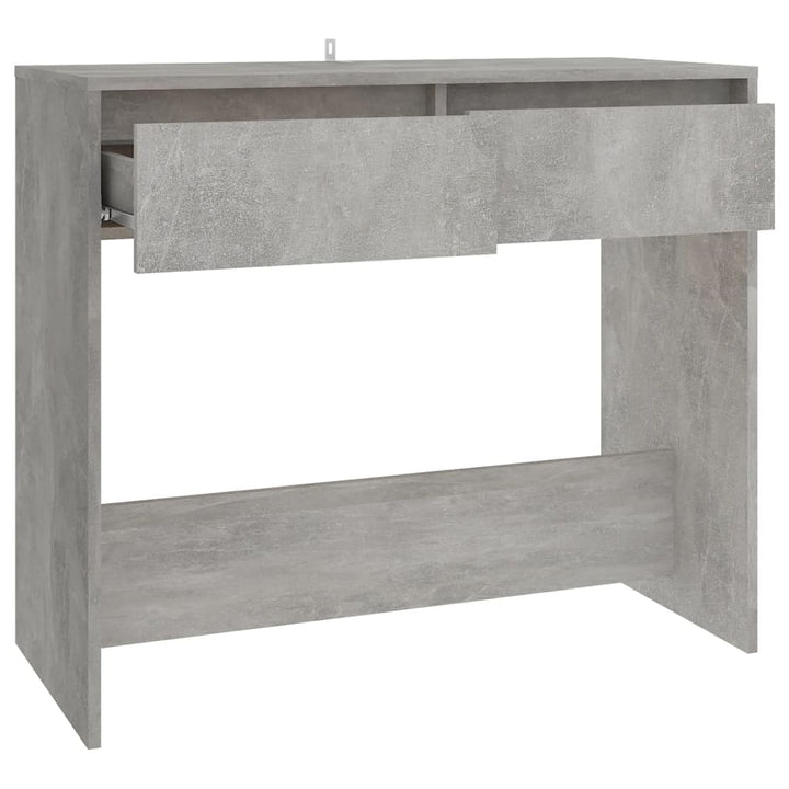 konsolbord 89x41x76,5 cm konstrueret træ betongrå