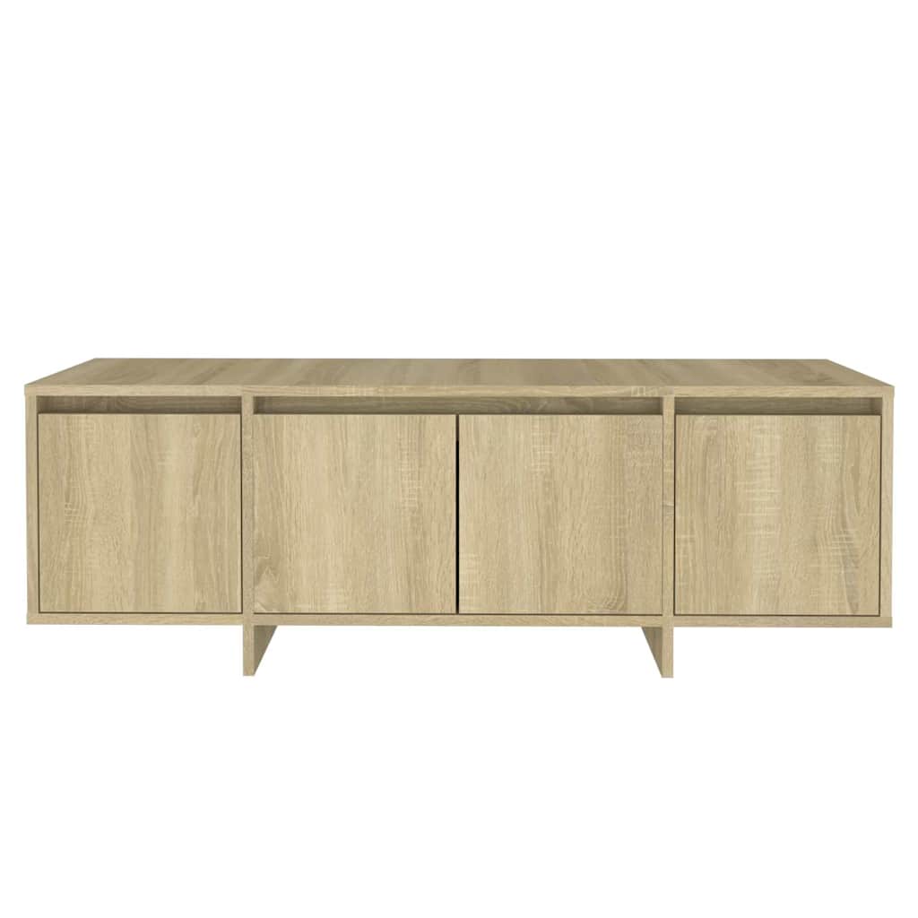 tv-bord 120x30x40,5 cm konstrueret træ sonoma-eg